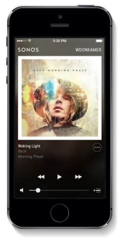 Sonos iOS 7 design