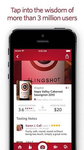 Vivino Wine Scanner iPhone 3 miljoen wijnen
