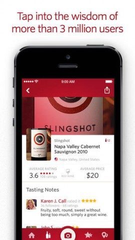 Vivino Wine Scanner iPhone 3 miljoen wijnen