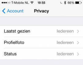 WhatsApp privacy