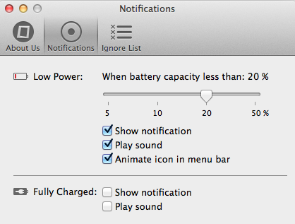 iBetterCharge instellingen