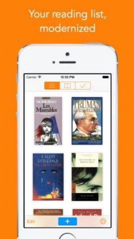 BKSHLF iPhone boeken bijhouden