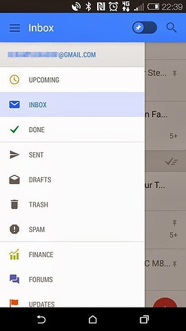 Gmail app uitstelfunctie screenshot