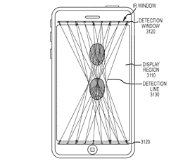 Patent drukgevoelig iPhone scherm