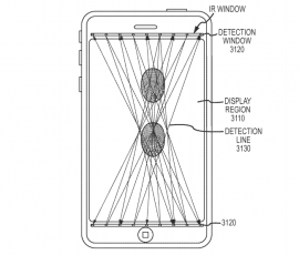 Patent drukgevoelig iPhone scherm