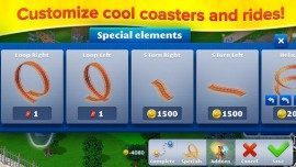 Rollercoaster Tycoon elementen bijkopen