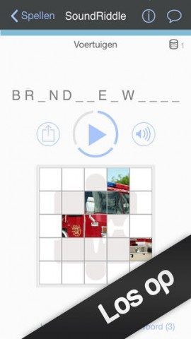 SoundRiddle iPhone geluid raden