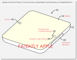 Apple-patent toont beeldscherm iWatch