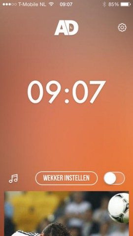 AD WK Wekker opstaan