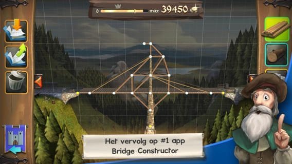 Bridge Constructor geld bouwmateriaal