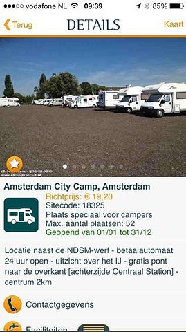 Campercontact camperlocatie iOS