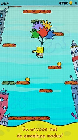 Doodle Jump Spongebob Squarepants iOS