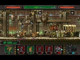 ICS Metal Slug Defense bruine puinhoop iOS