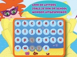 Letters leren Juf Jannie iPad