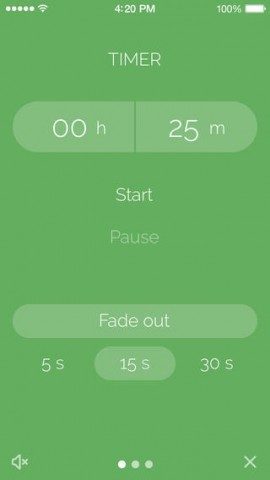 Noisli iPhone timer