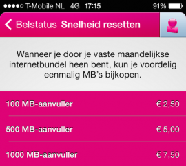 T-Mobile MB-aanvuller