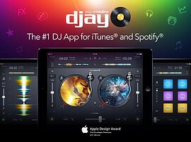 djay iPhone iPad Spotify integratie