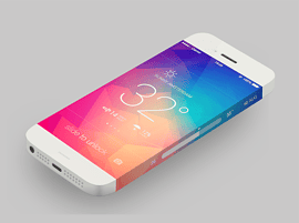 iPhone wraparound scherm concept