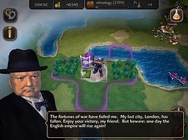 Civilization Revolution 2 iOS Churchill
