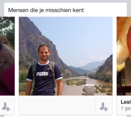 Facebook suggesties