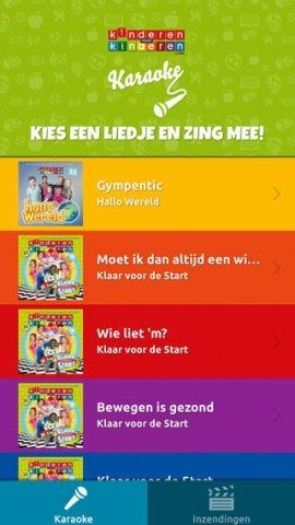 Kinderen voor Kinderen iPhone liedjes