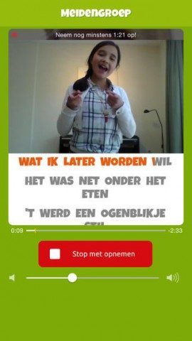 Kinderen voor Kinderen opnemen