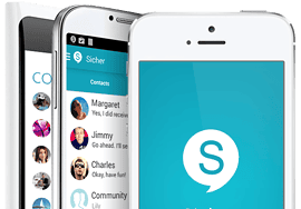 Sicher privacy chat app iPhone