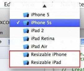 Xcode resizable iPhone resizable iPad