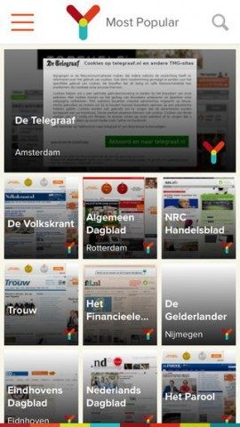 Ynews iPhone krantensites overzicht