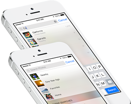 iOS 8 fotoalbum doorzoeken