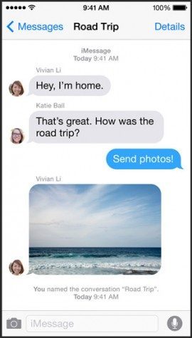 iOS 8 iMessage groepschat