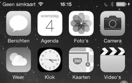 iOS 8 grayscale