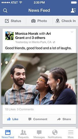 Facebook promo screenshot