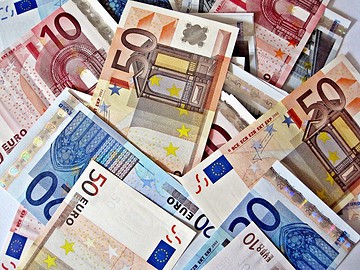 Geld euro mobiel bankieren