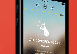 Swipes todo-app met Evernote iOS