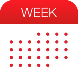 Week Calendar iOS 7 stijl