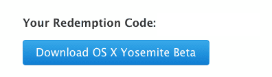 redemption code os x yosemite