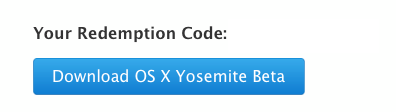 redemption code os x yosemite