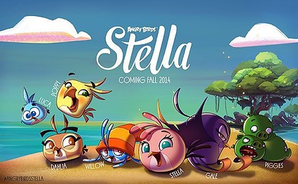 Angry Birds Stella hoofdpersonen