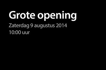Apple Store Den Haag opening plaat