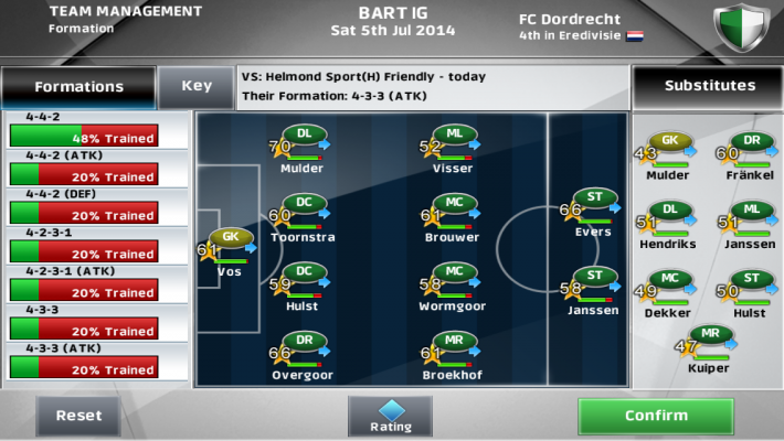 Champ Man 15 voetbalmanager opstellingChamp Man 15 voetbalmanager opstelling