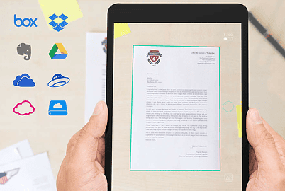Scanbot papier inscannen iPhone iPad