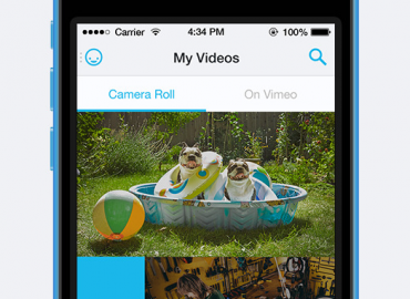 Vimeo video's uploaden iPhone