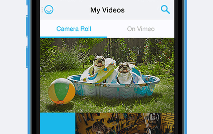Vimeo video's uploaden iPhone