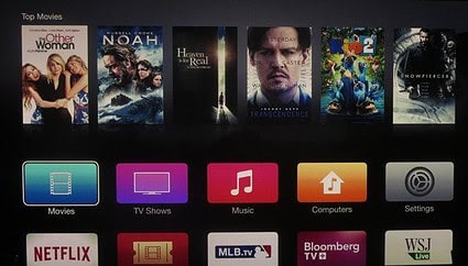 Nieuwe interface Apple TV