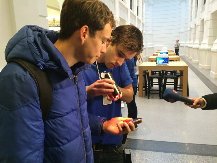 Apple Store Den Haag eerste koper iPhone
