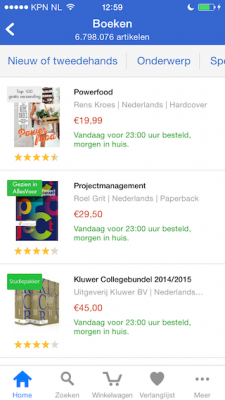 Bol.com boeken sorteren