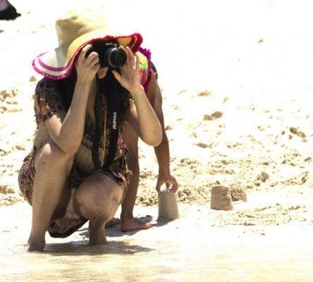 foto strand onderbroek