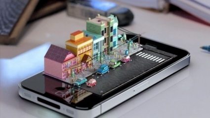 iPhone holographic screen