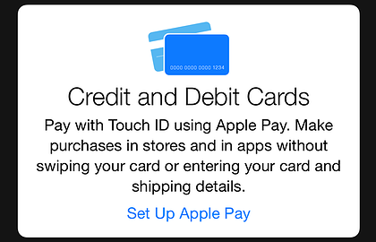 Apple Pay iOS 8.1 beta 2